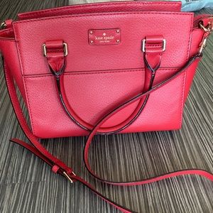 Kate Spade red leather purse